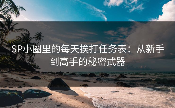 SP小圈里的每天挨打任务表：从新手到高手的秘密武器